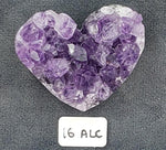 Load image into Gallery viewer, Medium Amethyst Cluster Hearts - CRYSTAL LIGHT ELEMENTS 
