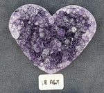 Load image into Gallery viewer, Medium Amethyst Cluster Hearts - CRYSTAL LIGHT ELEMENTS 
