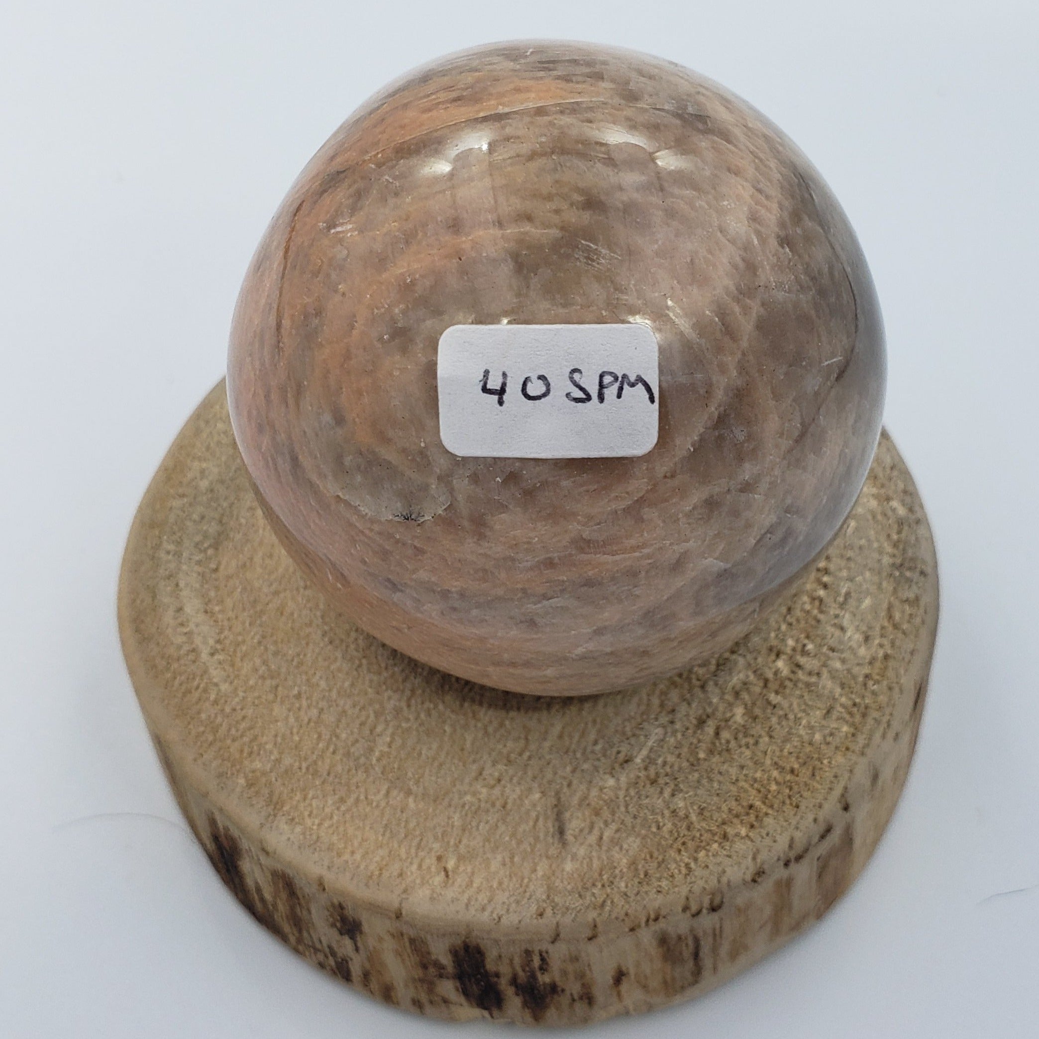 PEACH MOONSTONE SPHERES