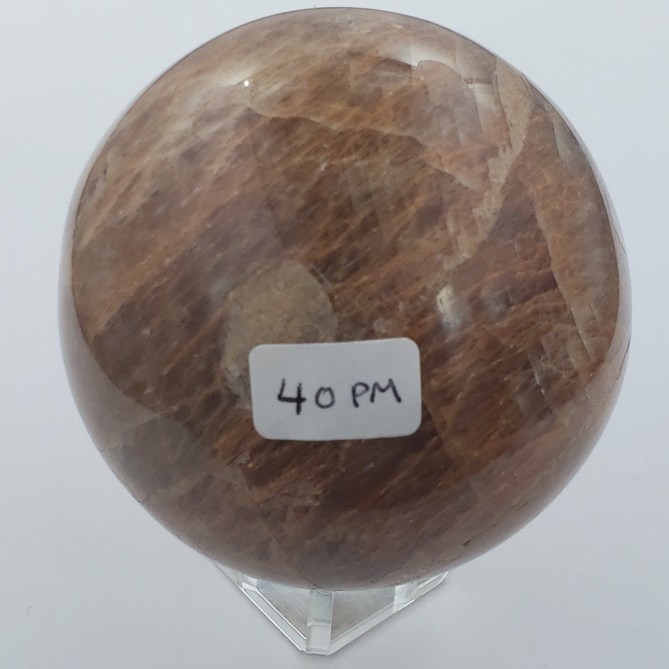 PEACH MOONSTONE SPHERES