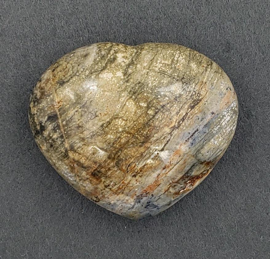 Ocean Jasper Hearts 3" to 4" - CRYSTAL LIGHT ELEMENTS 