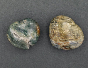 Ocean Jasper Hearts 3" to 4" - CRYSTAL LIGHT ELEMENTS 