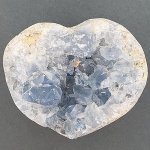 Celestite Heart Geode 5' - CRYSTAL LIGHT ELEMENTS 